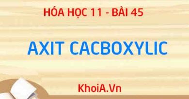 Axit Cacboxylic: Tính chất vật lý, tính chất hóa học của Axit cacboxylic, Điều chế và ứng dụng - Hóa 11 bài 45